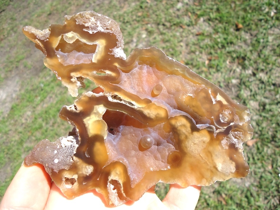 Large image 1 Gorgeous Translucent Agatized Coral Geode